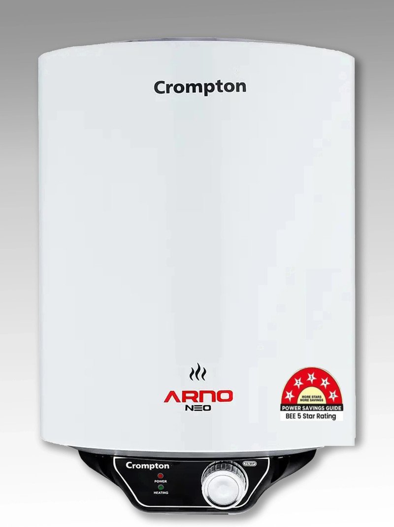 Crompton Arno Neo 5S 25 litre storage water geyser, ivory