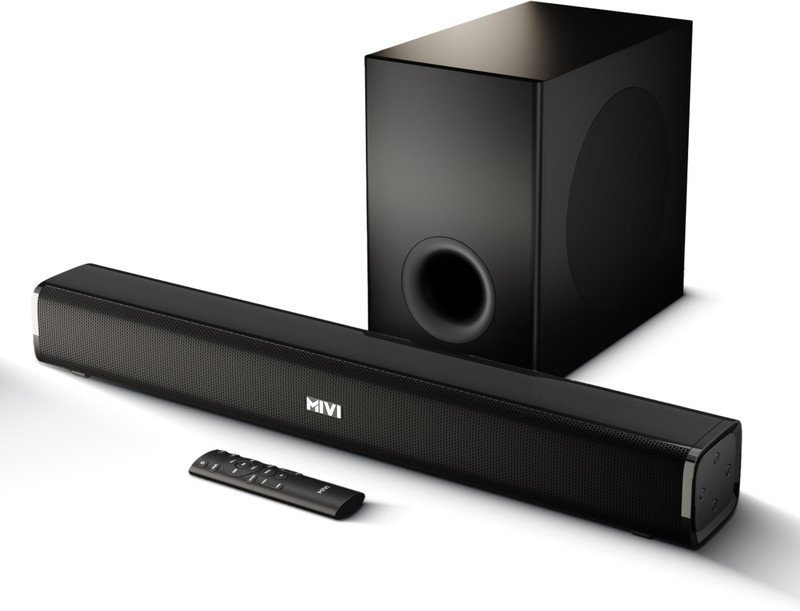 Mivi Fort Sonic 200 soundbar with external subwoofer, 2.1 channel