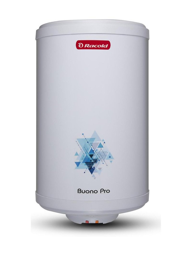 Racold Buono Pro NXG 15 litre storage water geyser, white