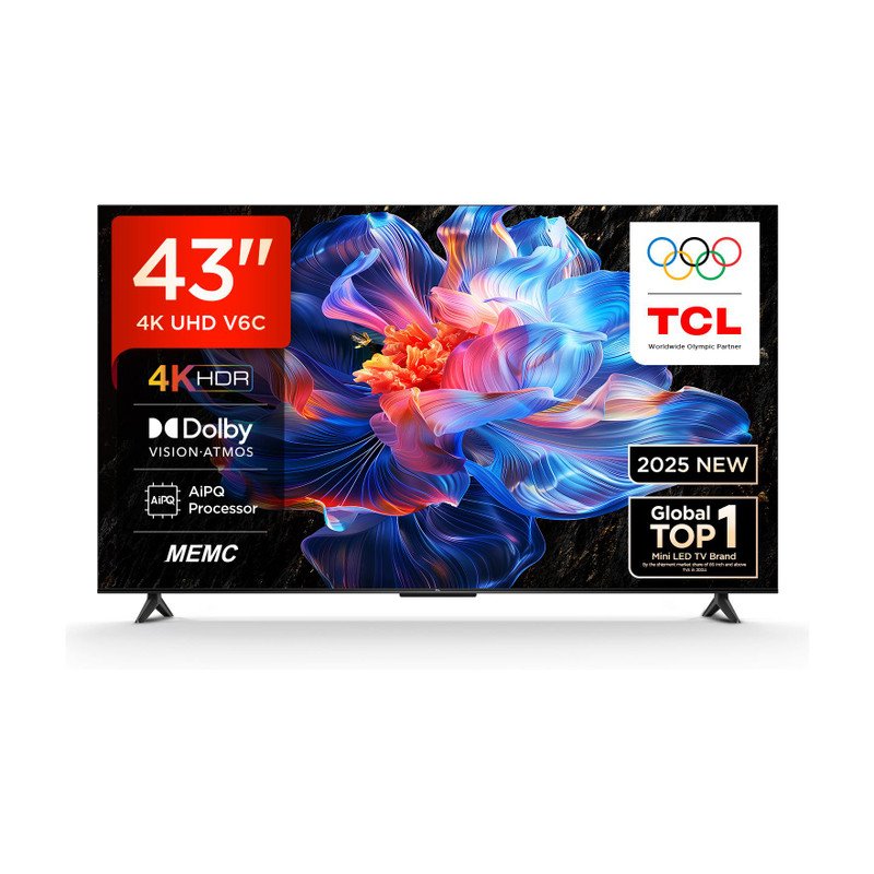 TCL 43V6C 43 inch 4K Google TV with HVA panel