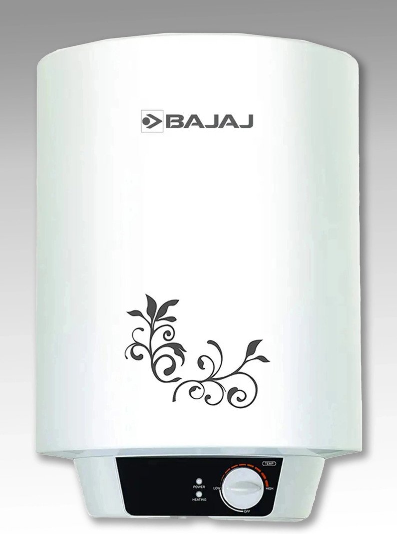 Bajaj Popular Plus New Shakti Series 15 litre storage water geyser, white