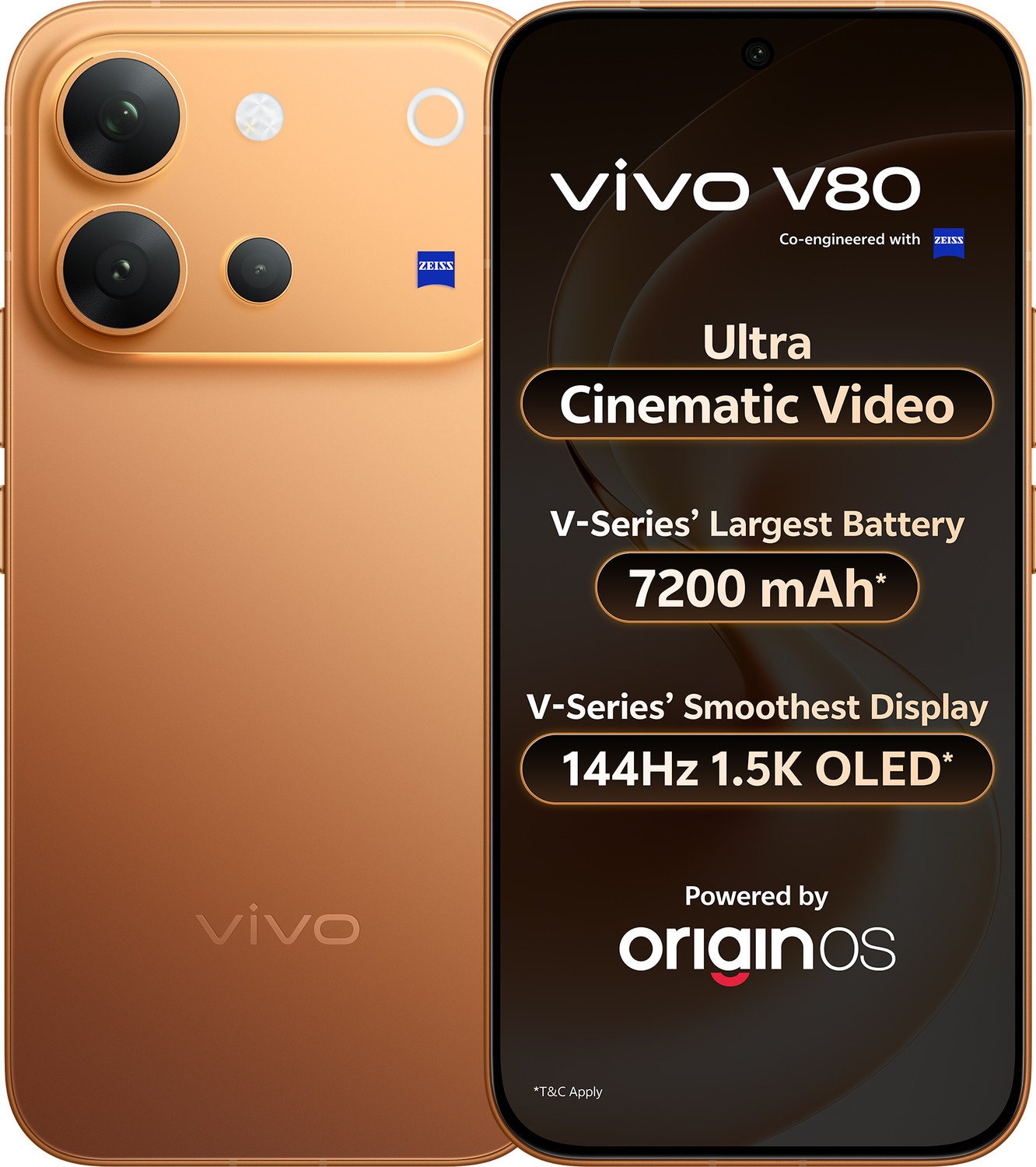 vivo V80 smartphone product photo