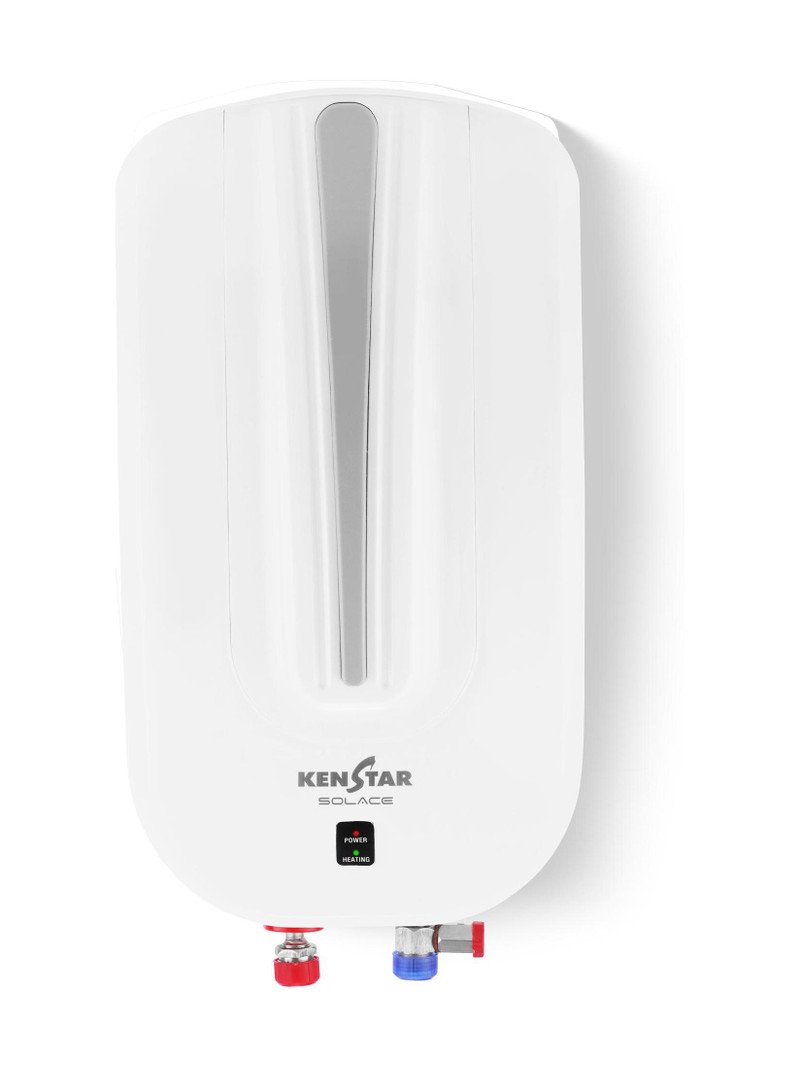 Kenstar Solace 5.9 litre instant water geyser with LED indicator, white