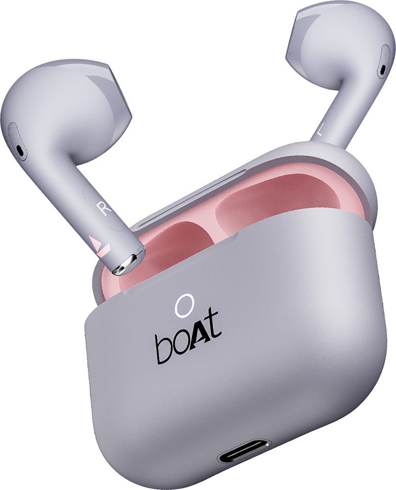 boAt Airdopes Alpha TWS earbuds in Peach Dusk