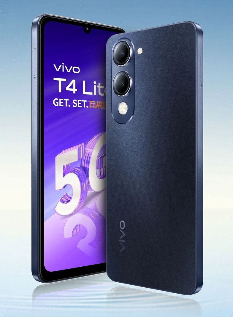 vivo T4 Lite 5G smartphone Prism Blue